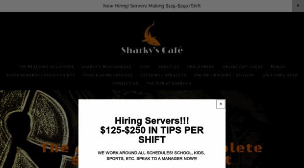 sharkyscafe.com