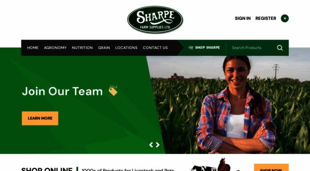 sharpefarmsupplies.com