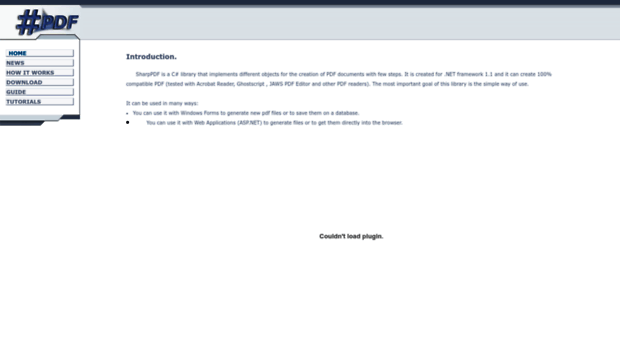 sharppdf.sourceforge.net