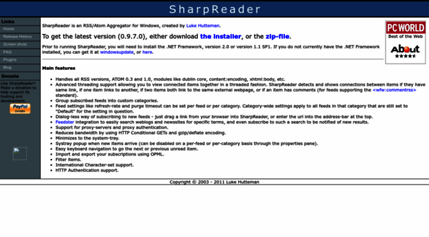 sharpreader.net