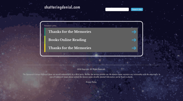 shatteringdenial.com