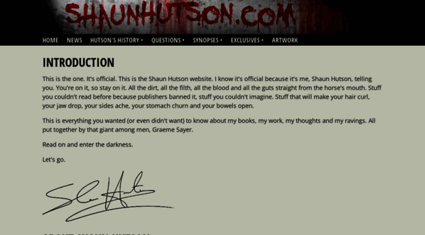 shaunhutson.com