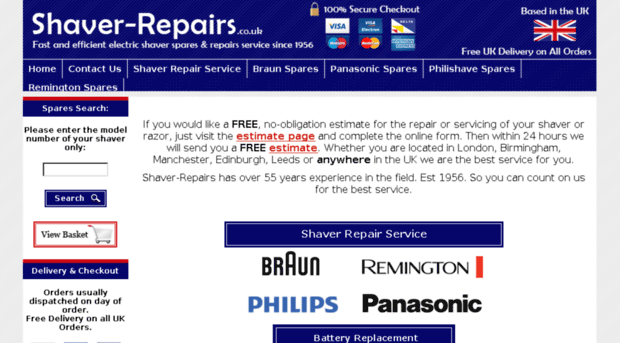 shaver-repairs.co.uk