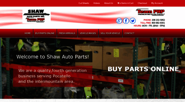 shawautoparts.autopartsearch.com