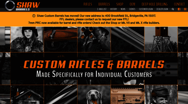 shawcustombarrels.com