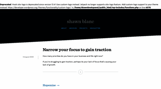 shawnblanc.net