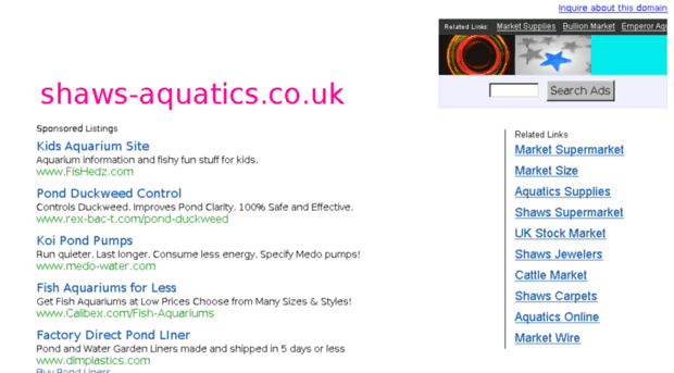 shaws-aquatics.co.uk