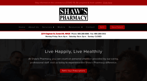 shawspharmacy.com