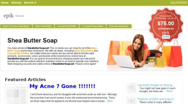 sheabuttersoap.net