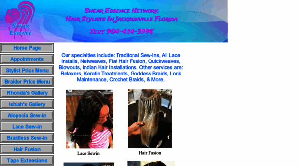 shearessencesalon.com