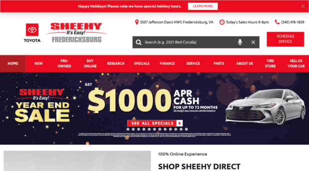 sheehytoyotafredericksburg.com