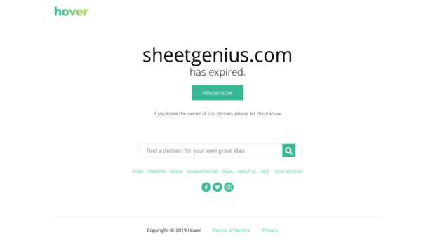 sheetgenius.com