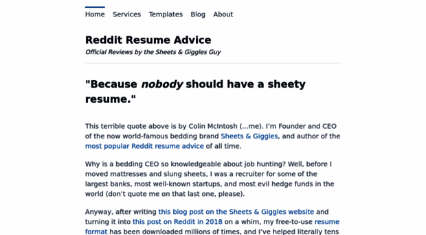 sheetsresume.com