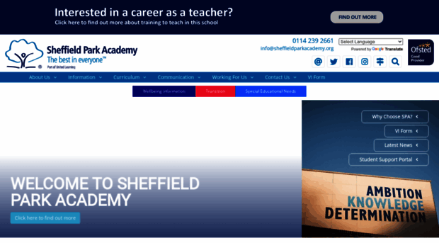 sheffieldpark-academy.org