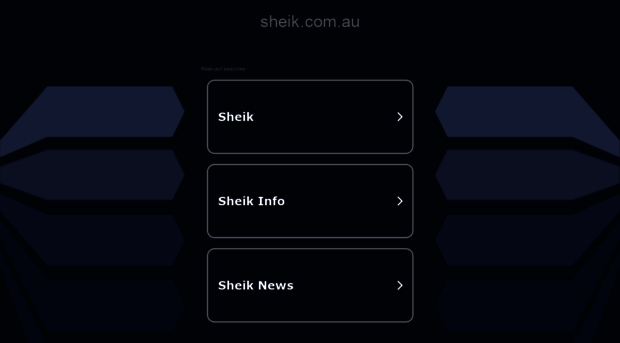 sheik.com.au