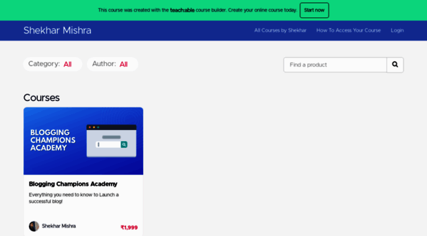 shekhar1.teachable.com