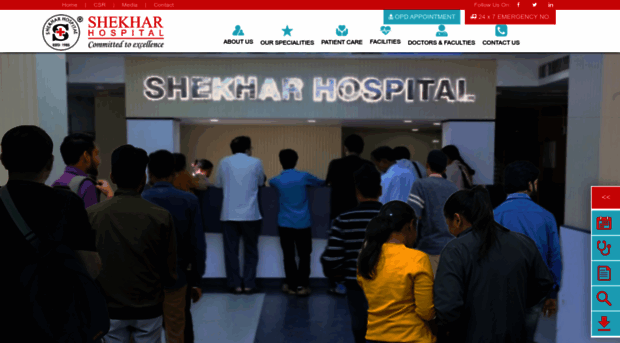 shekharhospital.com