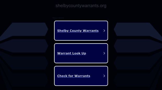 shelbycountywarrants.org