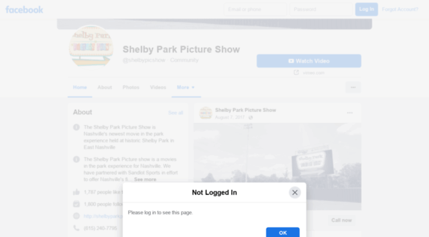 shelbyparkpictureshow.com