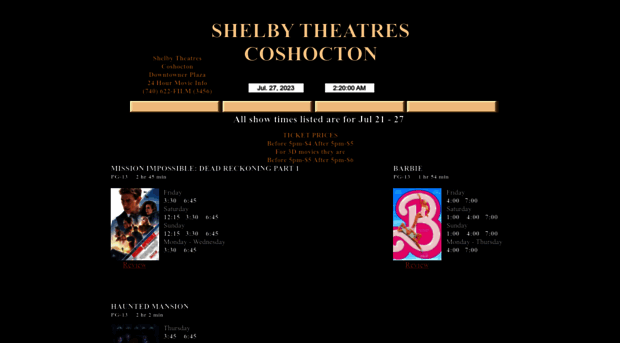 shelbytheatres.com