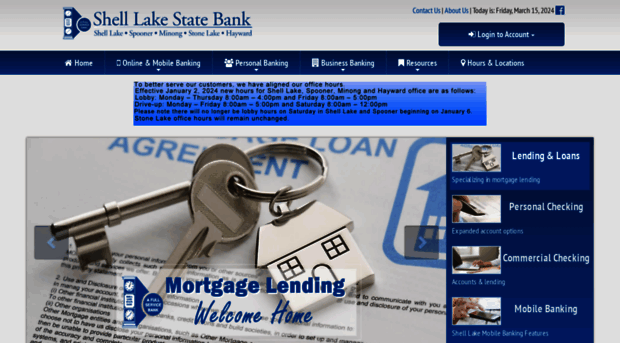 shelllakestatebank.com