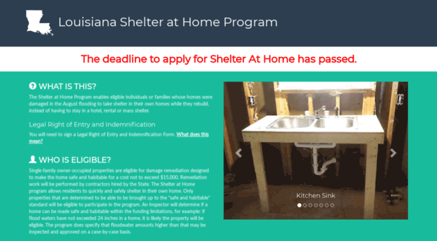 shelterathome.la.gov