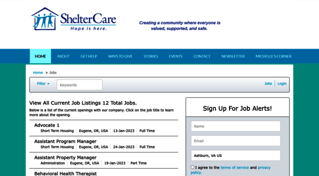 sheltercare.applicantpool.com