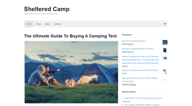 shelteredcamp.com