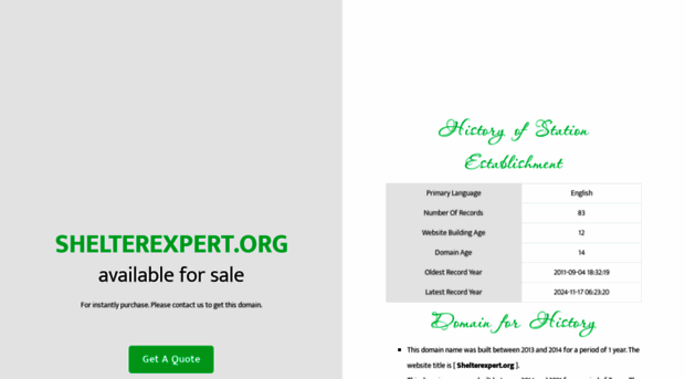 shelterexpert.org