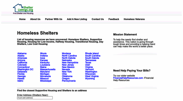shelterlistings.org