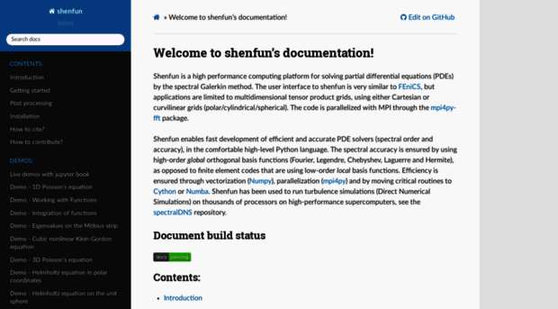 shenfun.readthedocs.io
