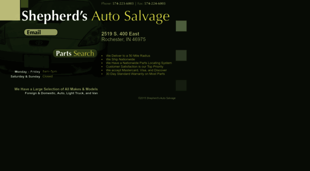 shepherdsautosalvage.com