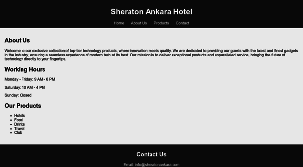 sheratonankara.com