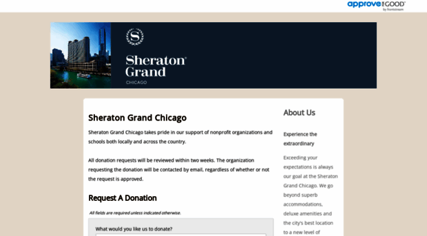 sheratonchicago.requestitem.com