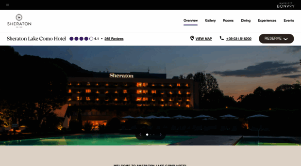 sheratonlakecomo.com