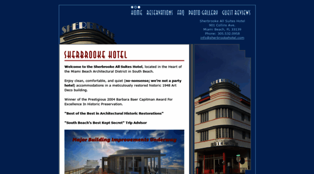 sherbrookehotel.com