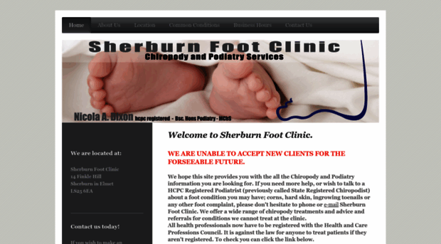 sherburnfootclinic.co.uk