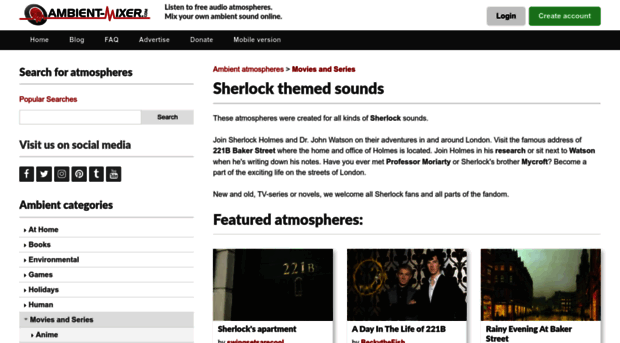 sherlock.ambient-mixer.com