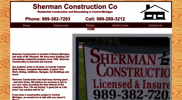 shermanconstructionco.com