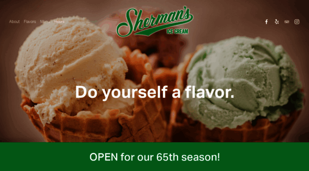 shermanicecream.com