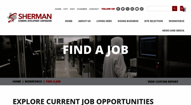 shermantxjobs.com