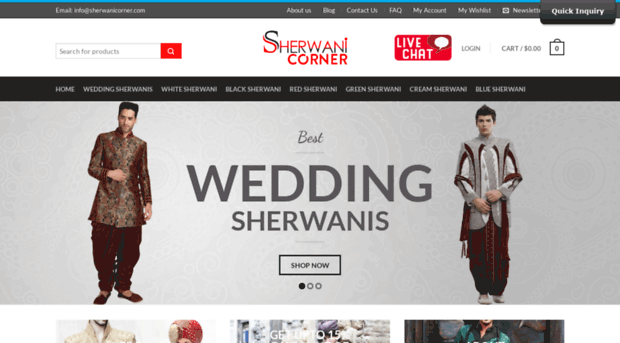 sherwanicorner.com