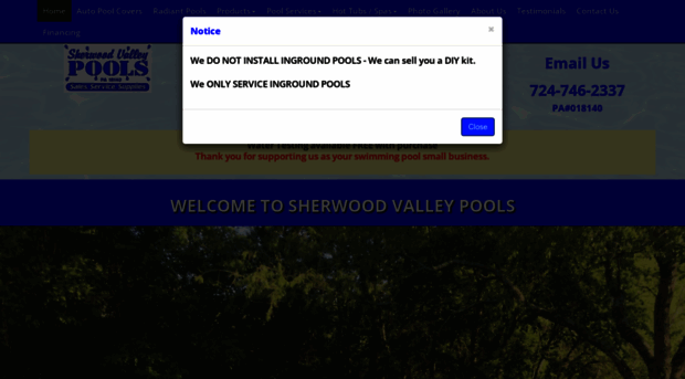 sherwoodvalleypools.com