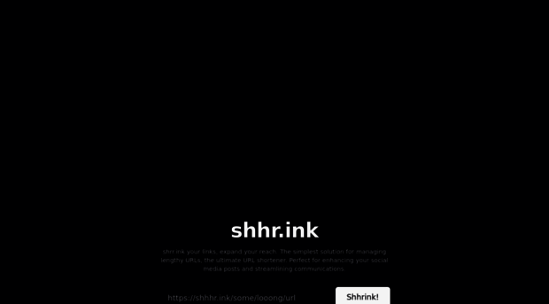 shhr.ink
