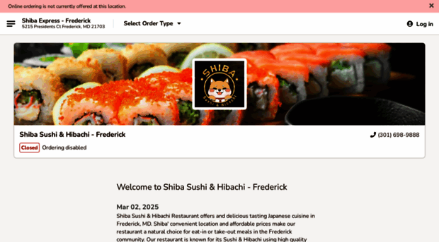 shibaexpressfrederick.com
