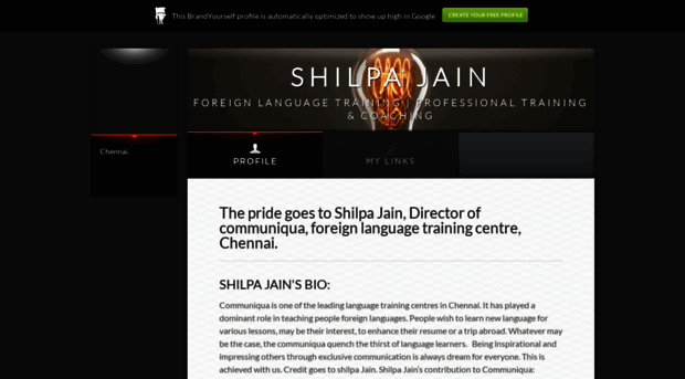 shilpajain.brandyourself.com