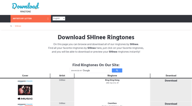 shinee.download-ringtone.com