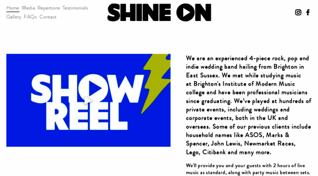 shineonband.co.uk