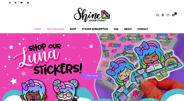 shinestickerstudio.com