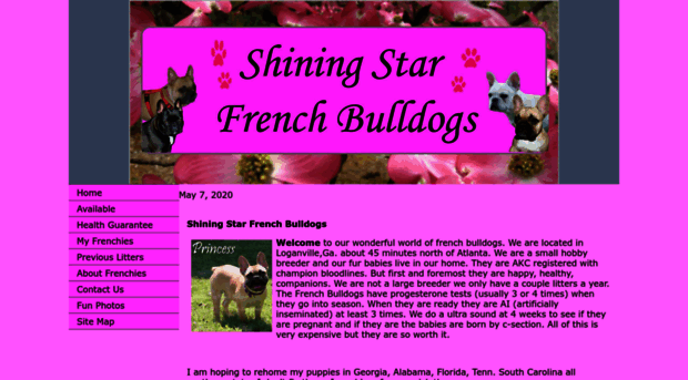 shiningstarfrenchbulldogs.net